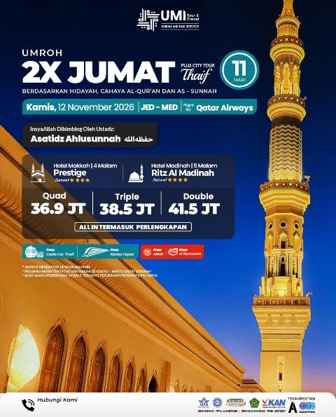 Flyer dari @umitourtravel