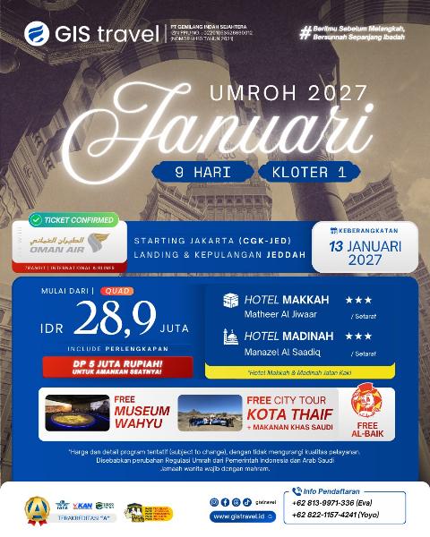 Flyer dari @gistravel