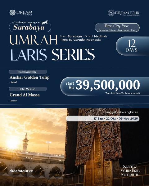 Flyer dari @dreamtour.official