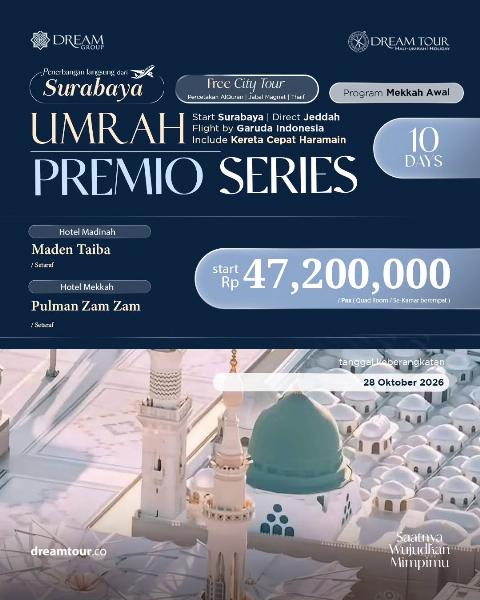 Flyer dari @dreamtour.official