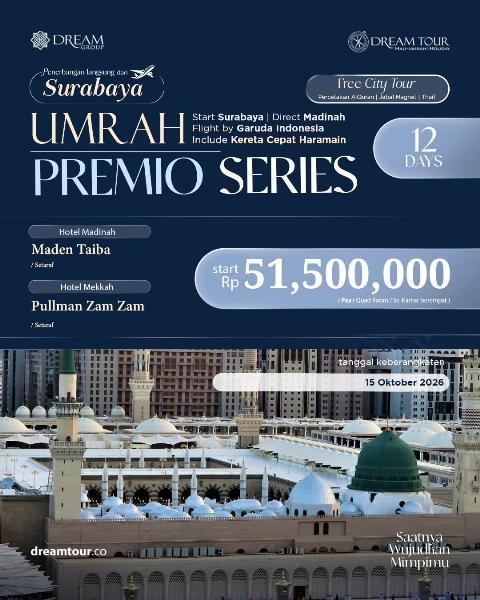 Flyer dari @dreamtour.official