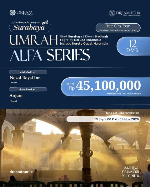 Flyer dari @dreamtour.official