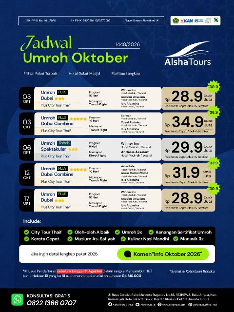 Flyer dari @alshatours.official_real