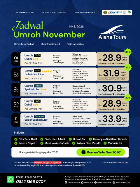 Flyer dari @alshatours.official_real