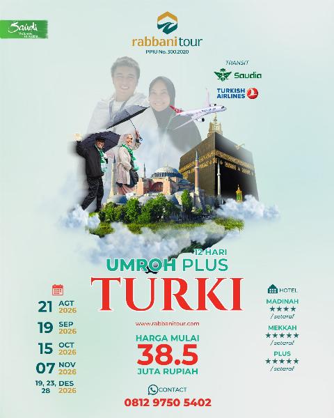Flyer dari @rabbanitour