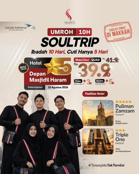 Flyer dari @shafiragresik.2
