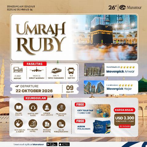 Flyer dari @munatour_travel