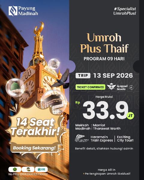 Flyer dari @payungmadinah