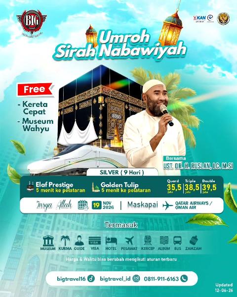 Flyer dari @bigtravel_id