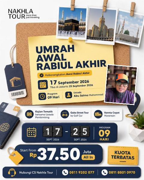 Flyer dari @nakhlatour