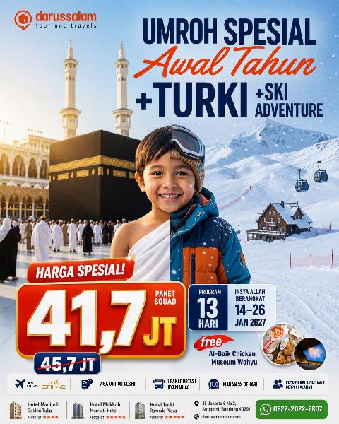 Flyer dari @darussalamtour