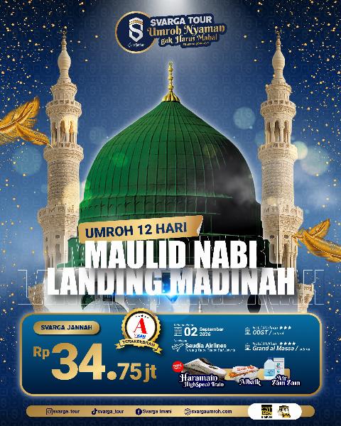 Flyer dari @svarga_tour