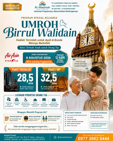 Flyer dari @almadinahtour