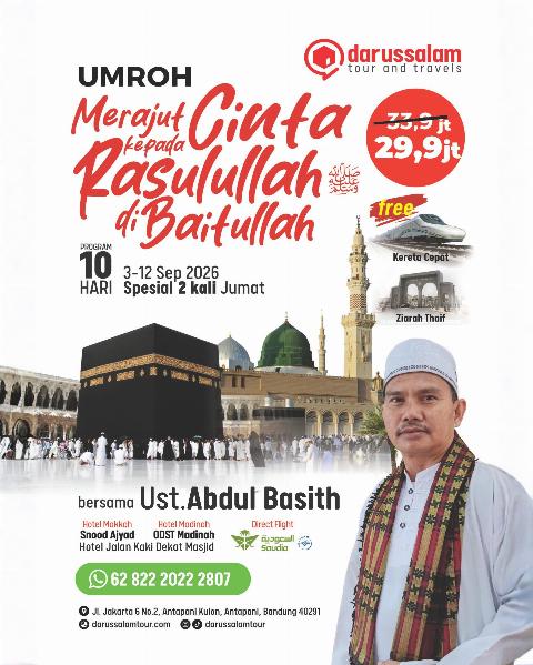 Flyer dari @darussalamtour