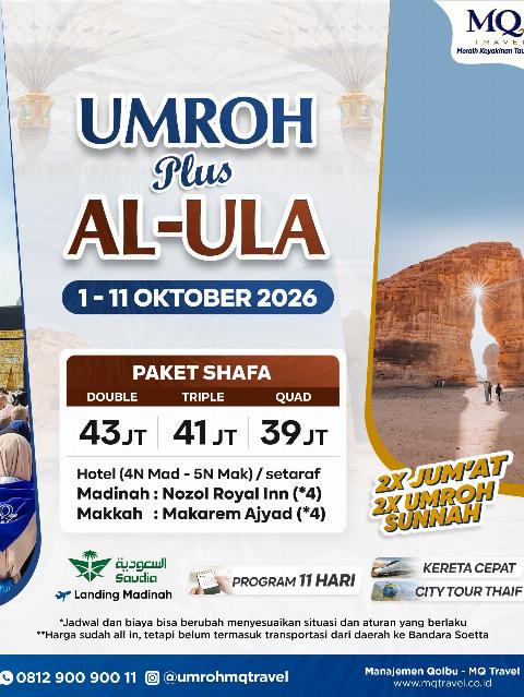 Flyer dari @umrohmqtravel