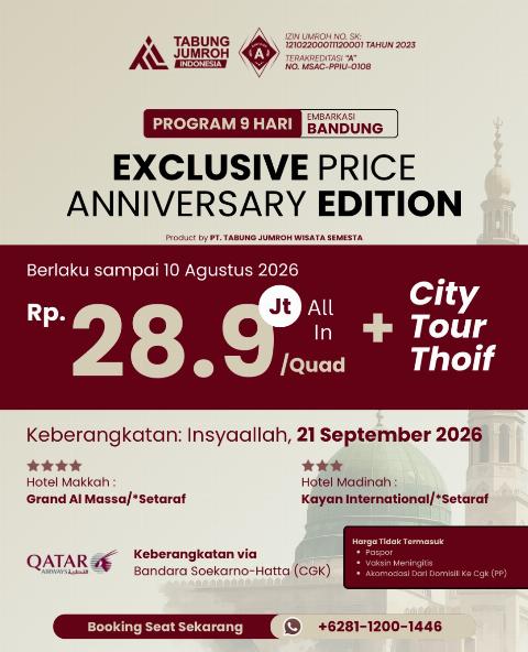 Flyer dari @tji.tourtravel