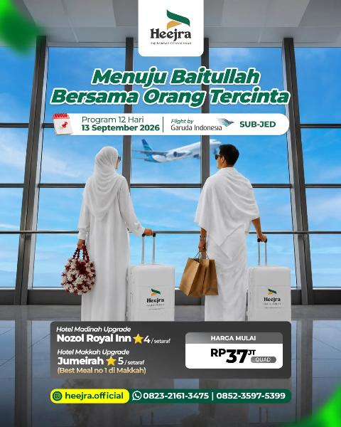 Flyer dari @heejra.official