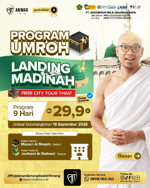 Flyer dari @ammartourtravel