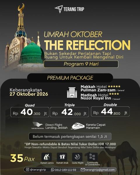 Flyer dari @terangtrip