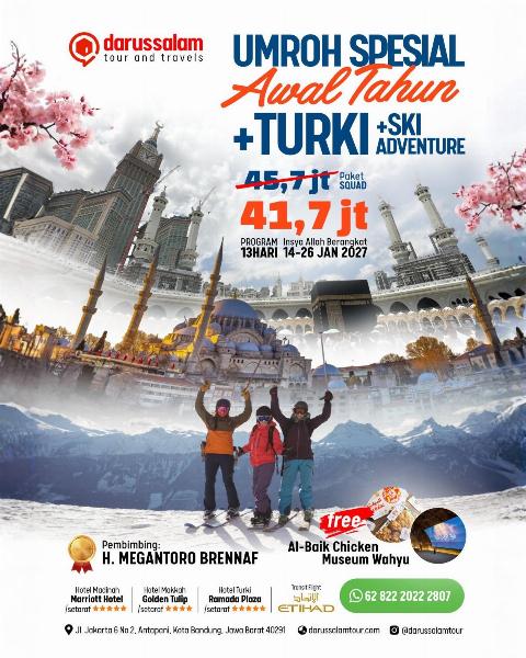 Flyer dari @darussalamtour