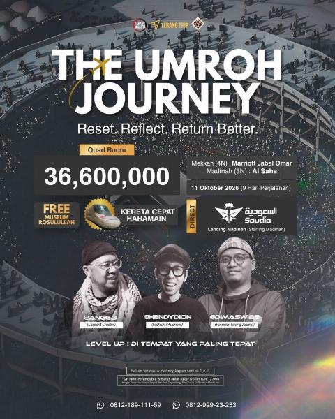 Flyer dari @terangtrip