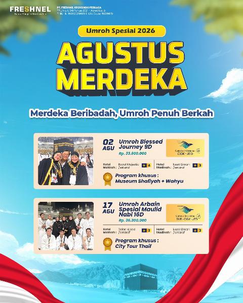 Flyer dari @freshneltour