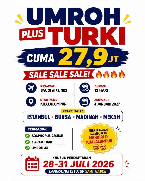 Flyer dari @labbaika_official