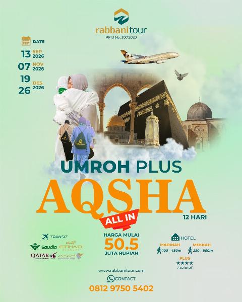 Flyer dari @rabbanitour