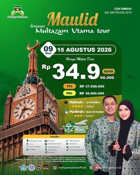 Flyer dari @multazamutamaofficial