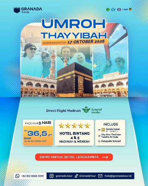 Flyer dari @granada.tour