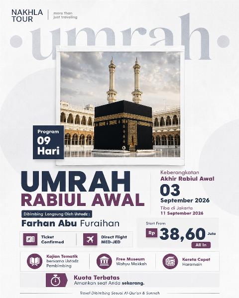 Flyer dari @nakhlatour