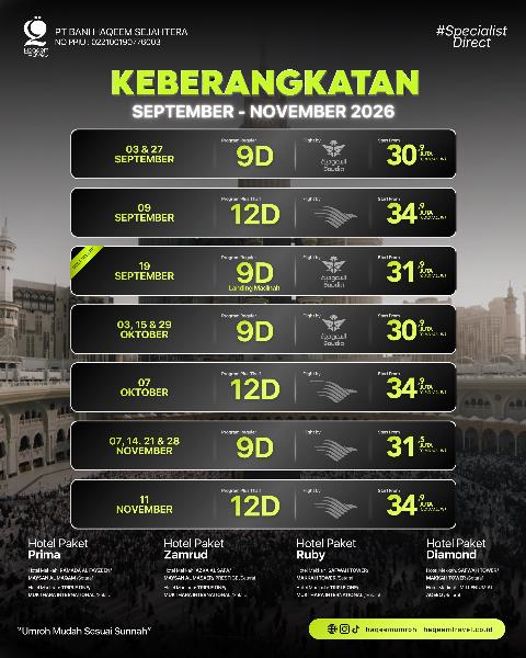 Flyer dari @haqeemumroh