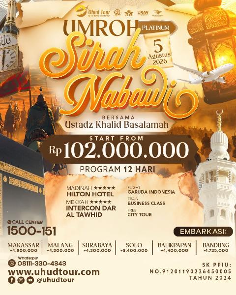 Flyer dari @uhudtour