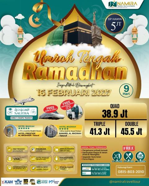 Flyer dari @namiratraveltour