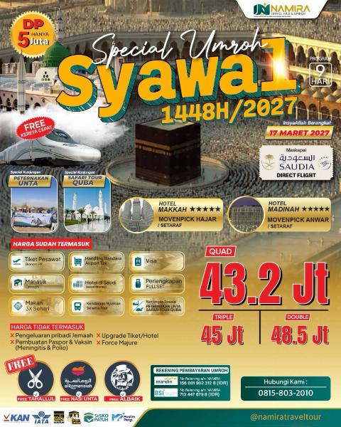 Flyer dari @namiratraveltour