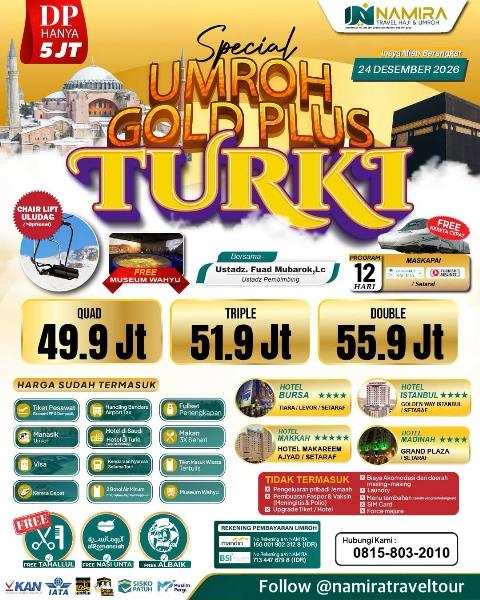 Flyer dari @namiratraveltour