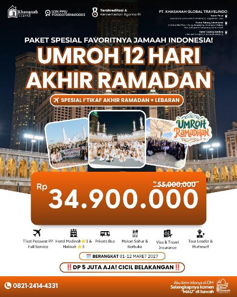 Flyer dari @khasanahtravel