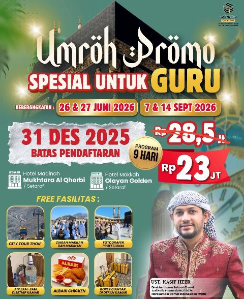 Flyer dari @safarohtravel