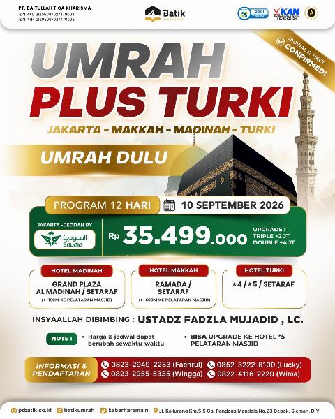 Flyer dari @batikumrah