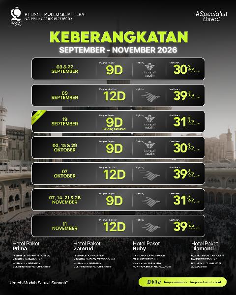 Flyer dari @haqeemumroh