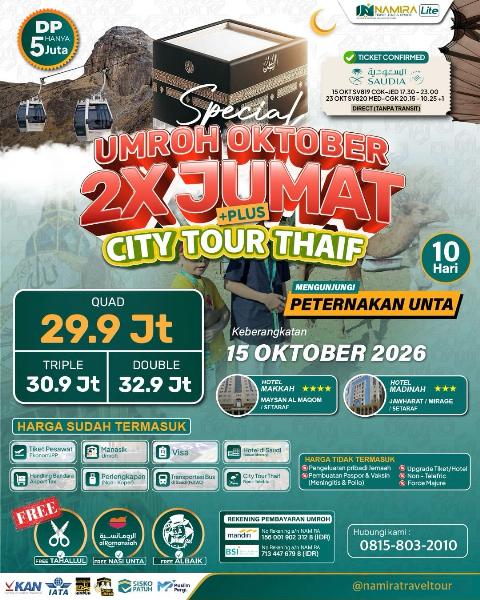 Flyer dari @namiratraveltour