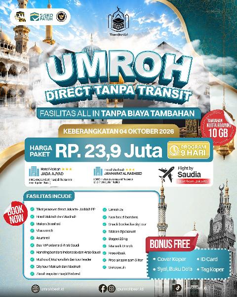 Flyer dari @umrohbest.id