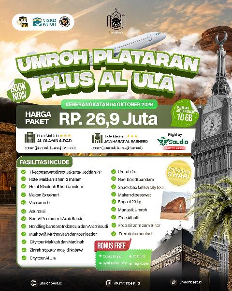 Flyer dari @umrohbest.id